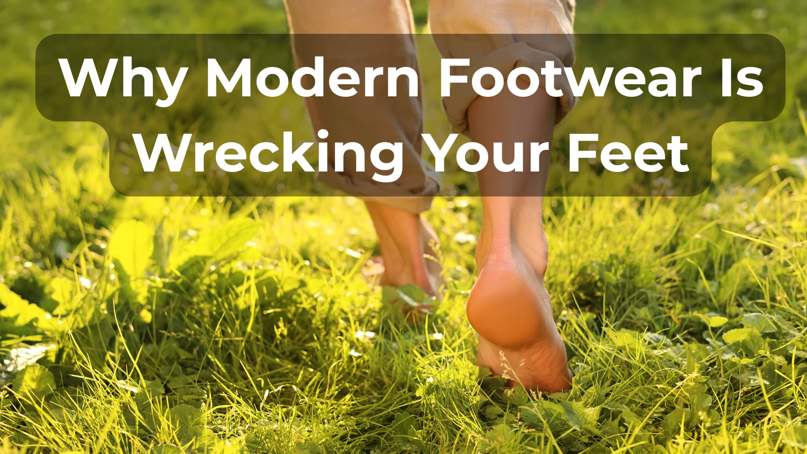 Your Shoes Are Lying to You: Why Modern Footwear Is Wrecking Your Feet (and How to Undo the Damage)