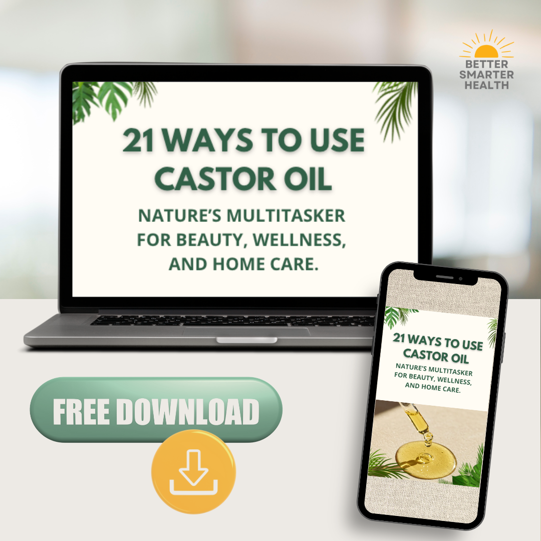 21 Healthy Ways to Use Castor Oil (Free Guide)
